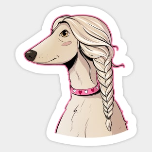 Cute  Saluki Sticker